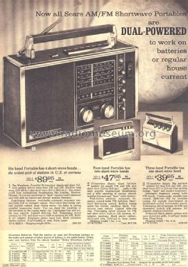 Sears 2278 4 Band Solid State Radio Ch= 564.40060; Sears, Roebuck & Co. (ID = 1726646) Radio