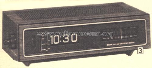 Silvertone 2352 AM/FM Clock Radio Order= 61H 2352; Sears, Roebuck & Co. (ID = 1609362) Radio