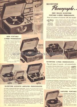 Silvertone 237 Record Changer Ch= 488.237 Order=57E 0237; Sears, Roebuck & Co. (ID = 1614634) R-Player