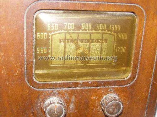 Silvertone Order= 57F 2541 Ch= 101.603; Sears, Roebuck & Co. (ID = 1043743) Radio