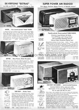 Silvertone 3002 Ch= 132.054 Order=57D 03002; Sears, Roebuck & Co. (ID = 1335578) Radio