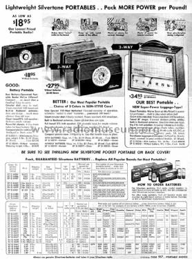 Silvertone 3215 Ch= 528.265 Order=57H 03215; Sears, Roebuck & Co. (ID = 1334697) Radio