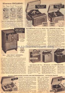 Silvertone 3256 Order= 57D 03256; Sears, Roebuck & Co. (ID = 1607627) TalkingM