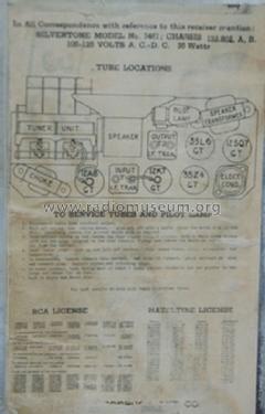 Silvertone 3451 Commentator Ch= 132.802-2C ; Sears, Roebuck & Co. (ID = 1166522) Radio