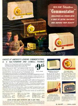 Silvertone 3451 Commentator Ch= 132.802-2C ; Sears, Roebuck & Co. (ID = 1305431) Radio