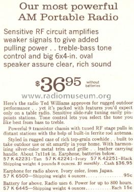 Silvertone 42241 Ch= 528.54970 Order=57K 42241; Sears, Roebuck & Co. (ID = 1687673) Radio