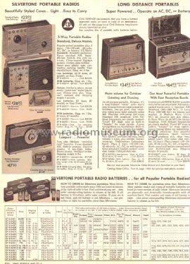 Silvertone 4225 Order=57G 04225; Sears, Roebuck & Co. (ID = 1602727) Radio