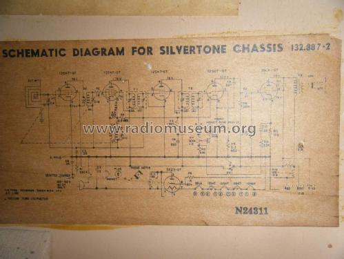 Silvertone 53 Ch= 132.887; Sears, Roebuck & Co. (ID = 1008228) Radio