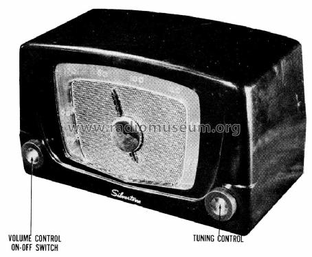 Silvertone 5 Ch= 132.881 Order=57K 05; Sears, Roebuck & Co. (ID = 444874) Radio