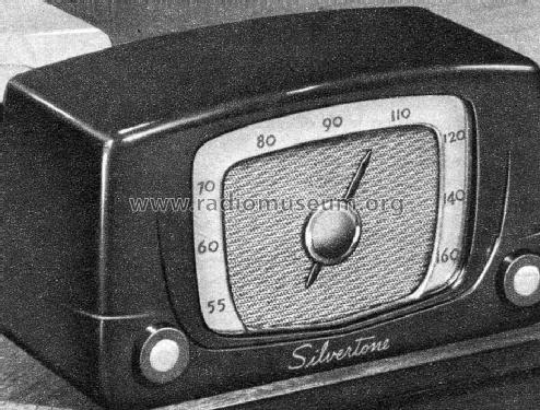 Silvertone 5 Ch= 132.881 Order=57K 05; Sears, Roebuck & Co. (ID = 1622973) Radio