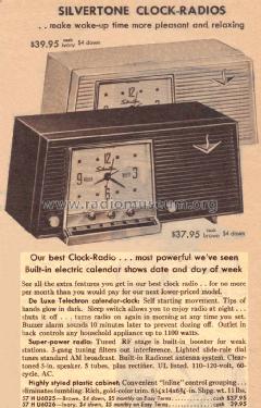 Silvertone 6025 Ch= 528.40400 Order=57H U6025; Sears, Roebuck & Co. (ID = 1601475) Radio