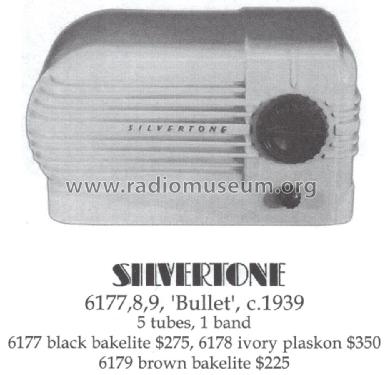 Silvertone 6177A Ch= 109.279; Sears, Roebuck & Co. (ID = 1473316) Radio