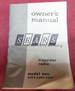 Silvertone Seven Transistor 6202 ; Sears, Roebuck & Co. (ID = 2495414) Radio