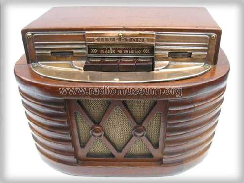 Silvertone Order= 57D 6320 Ch= 101.585; Sears, Roebuck & Co. (ID = 331717) Radio