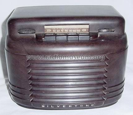 Silvertone Order= 57D 6409 Ch= 101.567B; Sears, Roebuck & Co. (ID = 133796) Radio