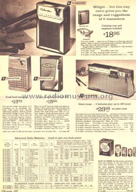 Silvertone 2204 - 6 Transistor Ch= 132.62901 Order=57G 2204; Sears, Roebuck & Co. (ID = 1673782) Radio