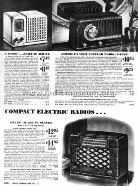 Silvertone 7006 Commentator Ch= 132.812-1 and -1A, -1B; Sears, Roebuck & Co. (ID = 1317423) Radio