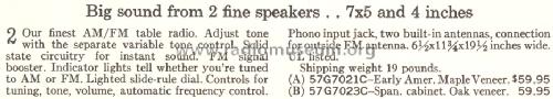 Silvertone 7021 Order=57B 7021; Sears, Roebuck & Co. (ID = 1675696) Radio