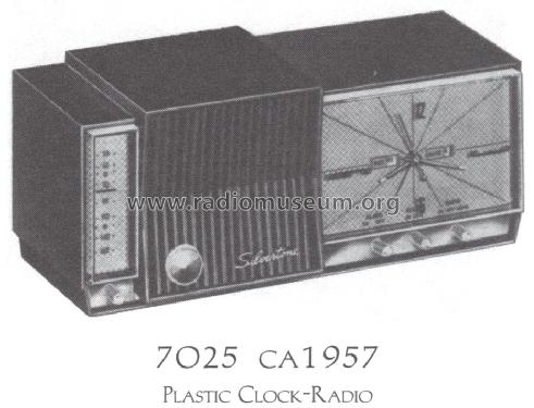 Silvertone 7025 Ch= 528.46700; Sears, Roebuck & Co. (ID = 1848487) Radio