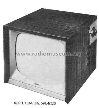 Silvertone 7106A Ch= 528.49202; Sears, Roebuck & Co. (ID = 2470406) Fernseh-E