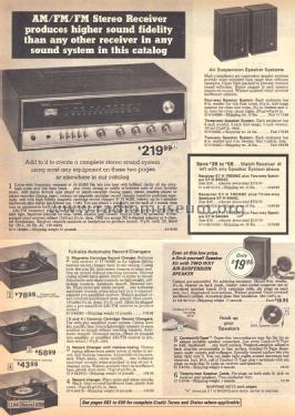 Silvertone 74098 Order= 57H 74098C; Sears, Roebuck & Co. (ID = 1736940) Radio