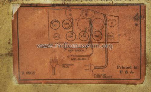 Silvertone 1585 7-Tube All-Electric Order= 57KM 1585; Sears, Roebuck & Co. (ID = 1266653) Radio