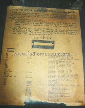 Silvertone 8000 Ch= 132.838; Sears, Roebuck & Co. (ID = 1821733) Radio