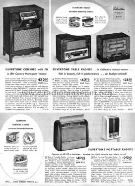 Silvertone 8052 ; Sears, Roebuck & Co. (ID = 1318640) Radio