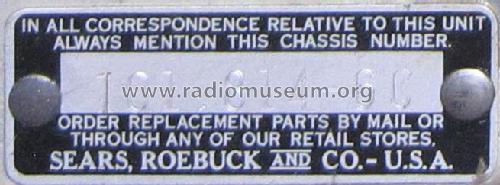 Silvertone 8086B Ch=101.814-6C; Sears, Roebuck & Co. (ID = 2267937) Radio