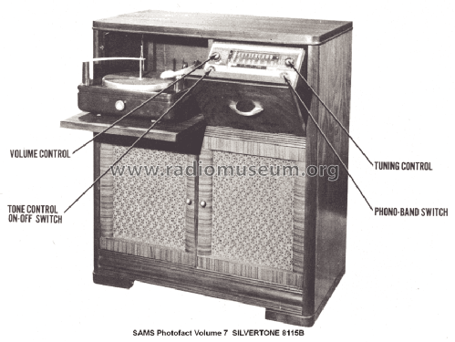 Silvertone Order= 57DM 8115 Ch= 101.825-3D; Sears, Roebuck & Co. (ID = 1280775) Radio