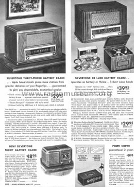 Silvertone 8211 ; Sears, Roebuck & Co. (ID = 1325098) Radio