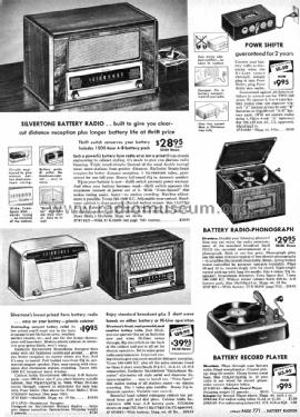 Silvertone 8221 Order=57KT 8221; Sears, Roebuck & Co. (ID = 1322803) Radio