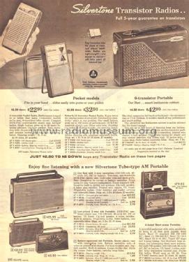 Silvertone 8224 Order=57D 08224; Sears, Roebuck & Co. (ID = 1669850) Radio