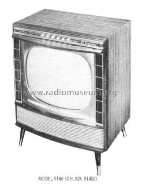 Silvertone 9160 Ch= 528.51400; Sears, Roebuck & Co. (ID = 916681) Television
