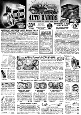 Silvertone Auto Radio Order= 57E 4601; Sears, Roebuck & Co. (ID = 1275837) Car Radio