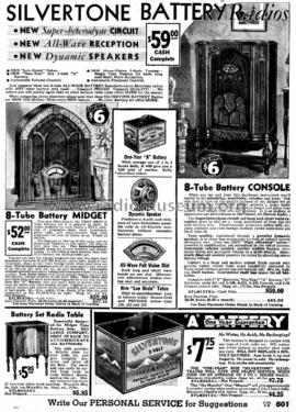 Silvertone Batteries and Storage Batteries ; Sears, Roebuck & Co. (ID = 1264546) Power-S