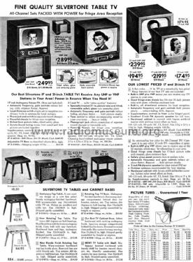 Silvertone M3106 ; Sears, Roebuck & Co. (ID = 1345132) Télévision