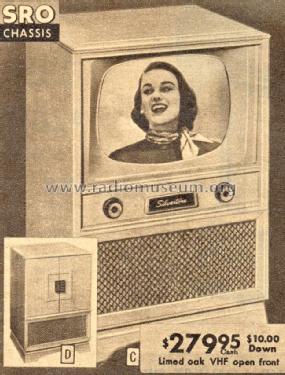 Silvertone M4142 or 4142 ; Sears, Roebuck & Co. (ID = 1341668) Television