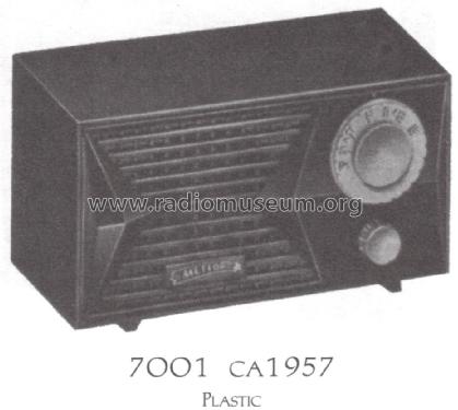 Silvertone Meteor 7001 Ch= 132.39400; Sears, Roebuck & Co. (ID = 1518612) Radio