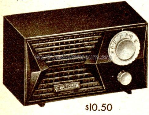 Silvertone Meteor 7001 Ch= 132.39400; Sears, Roebuck & Co. (ID = 1740784) Radio