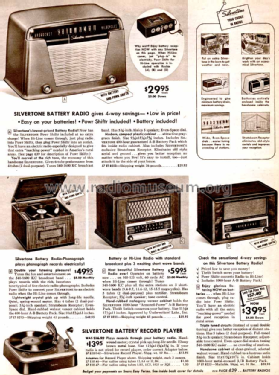 Silvertone Order= 57 ET 8203; Sears, Roebuck & Co. (ID = 1735201) Radio