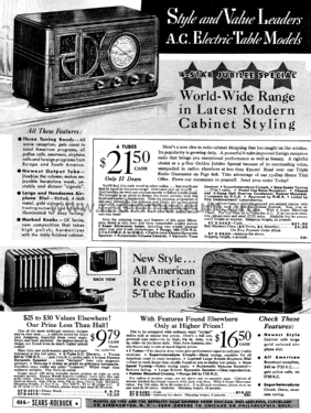 Silvertone 4415 Election Order= 57D 4415; Sears, Roebuck & Co. (ID = 1275314) Radio