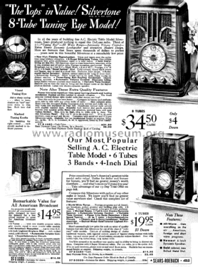 Silvertone 4464 Order= 57D 4464 Ch= 100.150; Sears, Roebuck & Co. (ID = 1275363) Radio