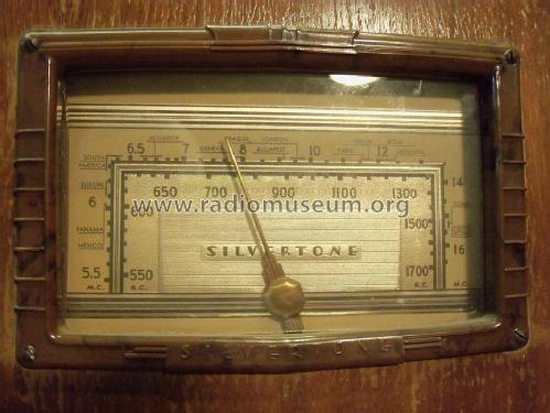 Silvertone Order= 57D 4612C; Sears, Roebuck & Co. (ID = 1456820) Radio