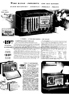 Silvertone Order= 57D 6266 Ch= 101.563 ; Sears, Roebuck & Co. (ID = 1297656) Radio