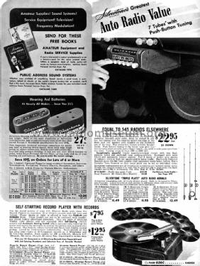 Silvertone Order= 57D 6301 Ch= 126.211; Sears, Roebuck & Co. (ID = 1310447) Car Radio