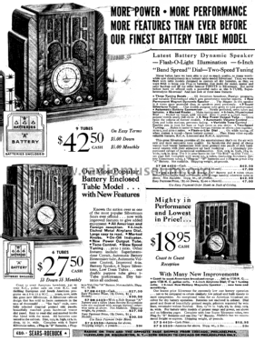 Silvertone Order= 57DM 4427; Sears, Roebuck & Co. (ID = 1274578) Radio