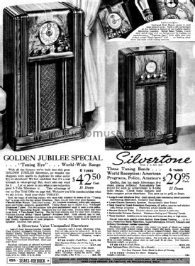 Silvertone Order= 57DM 4484; Sears, Roebuck & Co. (ID = 1275380) Radio