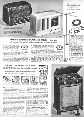 Silvertone Order= 57DM 8102 + 8104 Ch= 101.814-2B; Sears, Roebuck & Co. (ID = 1321687) Radio