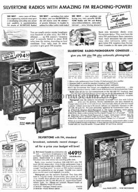 Silvertone Order= 57DM 8118 Ch= 101.825-3F; Sears, Roebuck & Co. (ID = 1320360) Radio